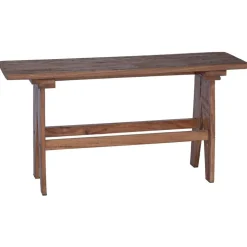 vidaXL Bank Naturel 100 x 30 x 51 cm Massief gerecycled hout