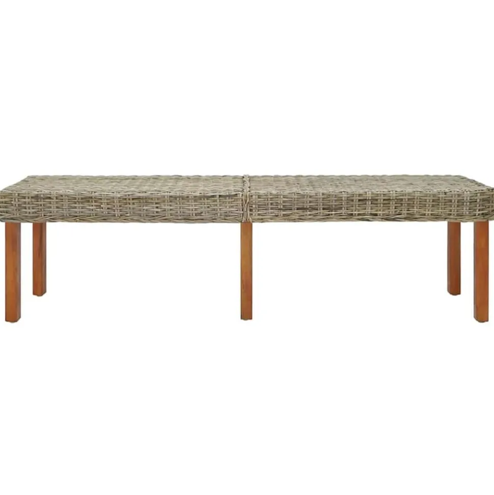 vidaXL Bank Naturel 160 x 35 x 45 cm Massief Mango Hout