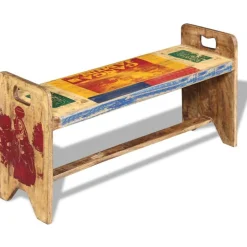 vidaXL Bank 100x30x50 cm massief gerecycled hout