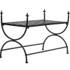 vidaXL Bankje vintage stijl 83x42x55 cm metaal zwart