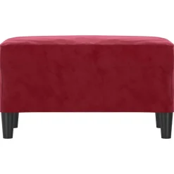 vidaXL Bankje 70x35x41 cm fluweel wijnrood