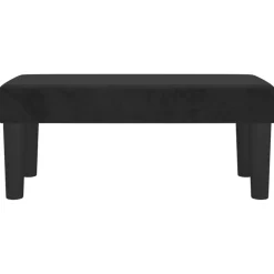 vidaXL Bankje 70x30x30 cm fluweel zwart
