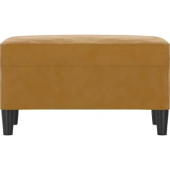 vidaXL Bankje 70x35x41 cm fluweel bruin