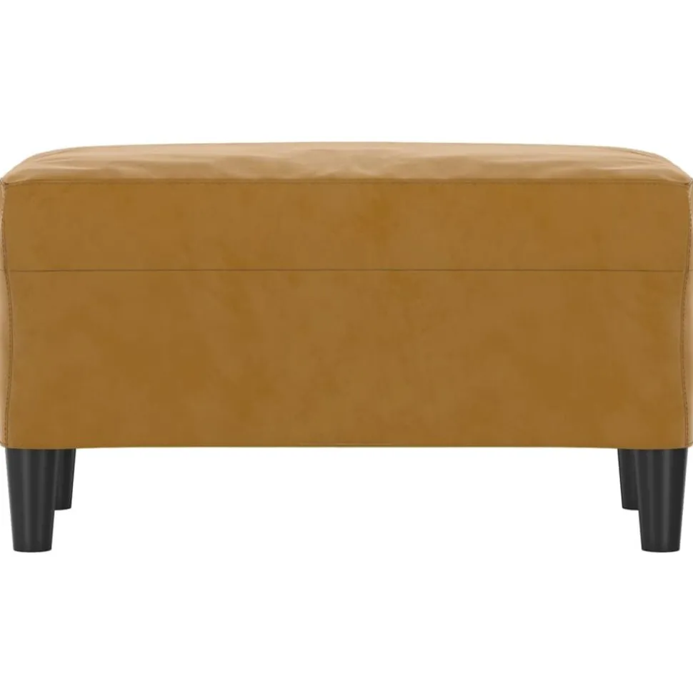 vidaXL Bankje 70x35x41 cm fluweel bruin