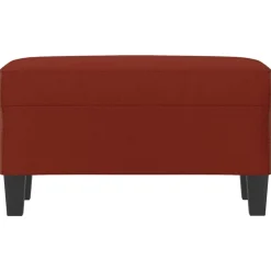 vidaXL Bankje 70x35x41 cm kunstleer wijnrood