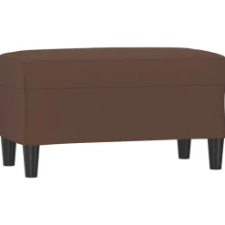vidaXL Bankje 70x35x41 cm kunstleer bruin