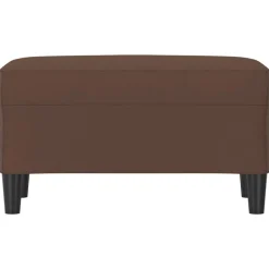 vidaXL Bankje 70x35x41 cm kunstleer bruin