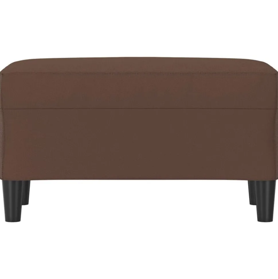vidaXL Bankje 70x35x41 cm kunstleer bruin