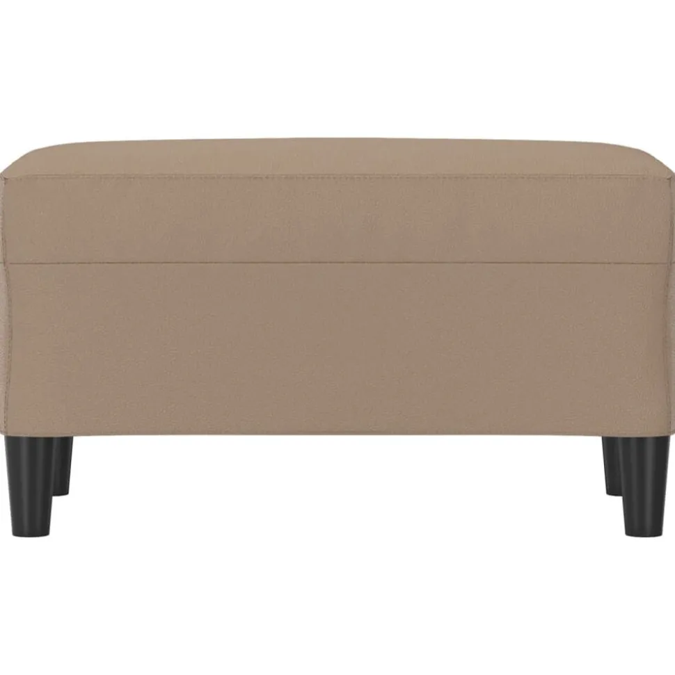vidaXL Bankje 70x35x41 cm kunstleer cappuccinokleurig
