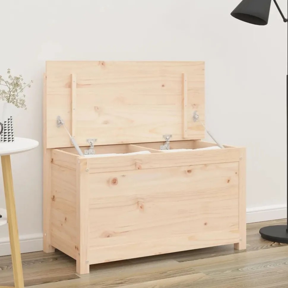 vidaXL Bankje 80x41x77 cm massief grenenhout