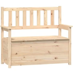 vidaXL Bankje 112,5x51,5x96,5 cm massief grenenhout
