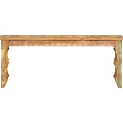 vidaXL Bankje 110x35x45 cm massief gerecycled hout