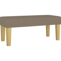 vidaXL Bankje 70x30x30 cm stof taupe