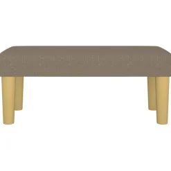 vidaXL Bankje 70x30x30 cm stof taupe