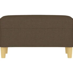 vidaXL Bankje 70x35x41 cm stof bruin