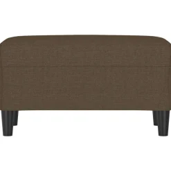 vidaXL Bankje 70x35x41 cm stof bruin