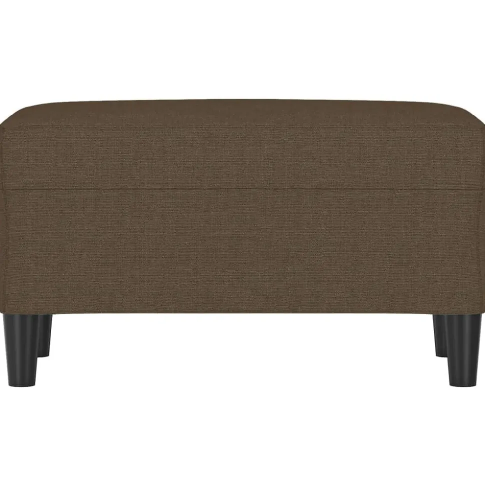vidaXL Bankje 70x35x41 cm stof bruin