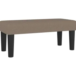 vidaXL Bankje 70x30x30 cm stof taupe