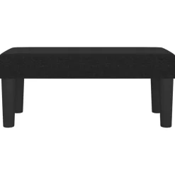 vidaXL Bankje 70x30x30 cm stof zwart