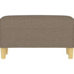 vidaXL Bankje 70x35x41 cm stof taupe
