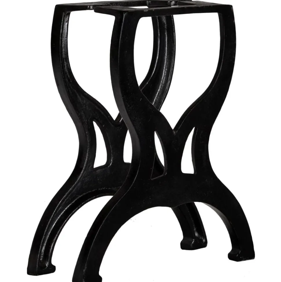 vidaXL Bankpoten 2 st X-frame gietijzer