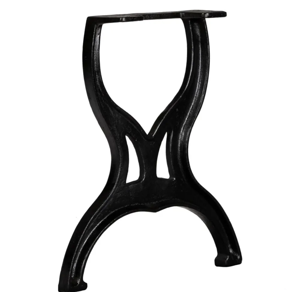 vidaXL Bankpoten 2 st X-frame gietijzer