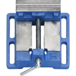 vidaXL Bankschroef voor kolomboormachine 121 mm gietijzer blauw