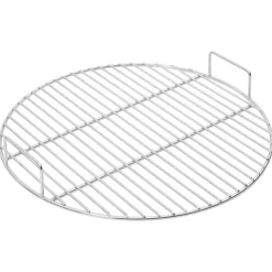 vidaXL Barbecuerooster met handgrepen rond Ø44,5 cm 304 roestvrijstaal