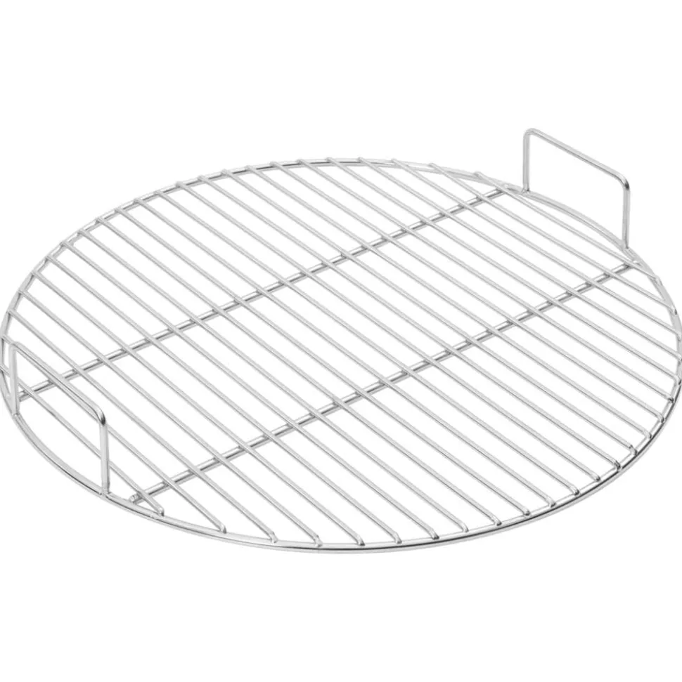 vidaXL Barbecuerooster met handgrepen rond Ø44,5 cm 304 roestvrijstaal