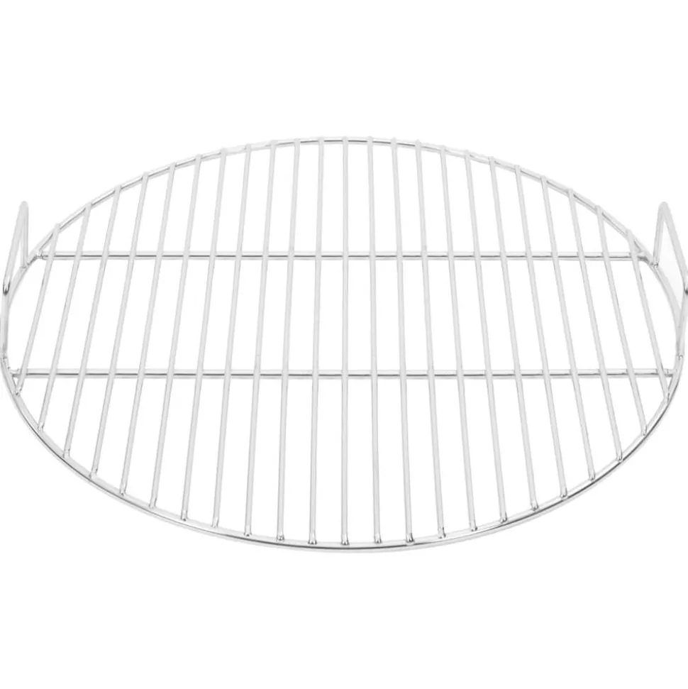 vidaXL Barbecuerooster met handgrepen rond Ø44,5 cm 304 roestvrijstaal