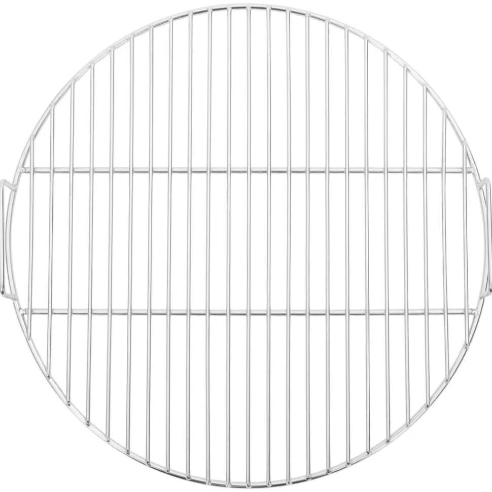 vidaXL Barbecuerooster met handgrepen rond Ø44,5 cm 304 roestvrijstaal