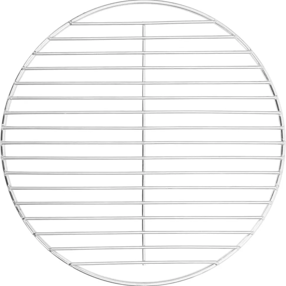 vidaXL Barbecuerooster rond Ø34,5 cm 304 roestvrij staal