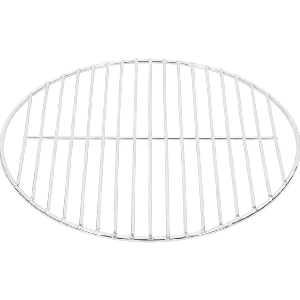 vidaXL Barbecuerooster rond Ø34,5 cm 304 roestvrij staal