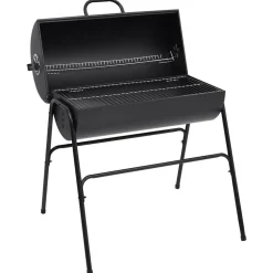 vidaXL Barbecuevat met 2 kookroosters 80x95x90 cm staal zwart