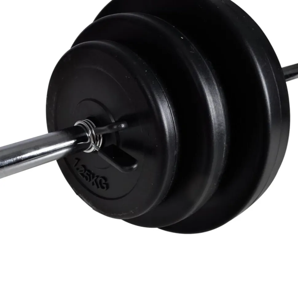 vidaXL Barbell- en dumbbellset 30,5 kg