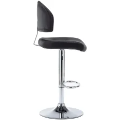 vidaXL Barkruk kunstleer zwart