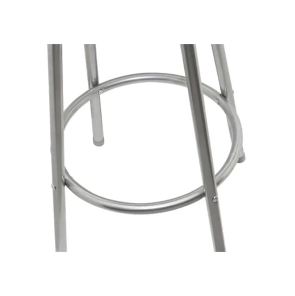 vidaXL Barstoelen 2 st kunstleer zwart