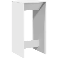 vidaXL Bartafel 51x50x103,5 cm bewerkt hout wit