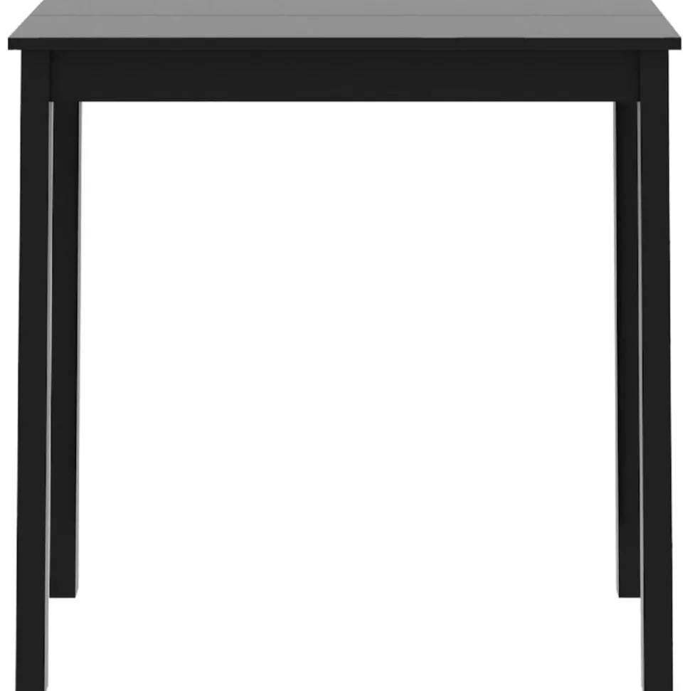 vidaXL Bartafel 115x55x107 cm MDF zwart