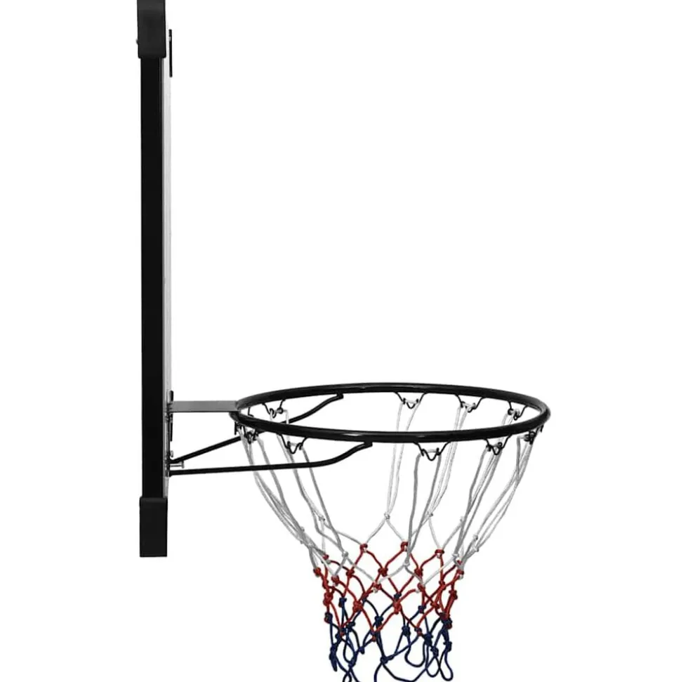 vidaXL Basketbalbord 106x69x3 cm polycarbonaat transparant
