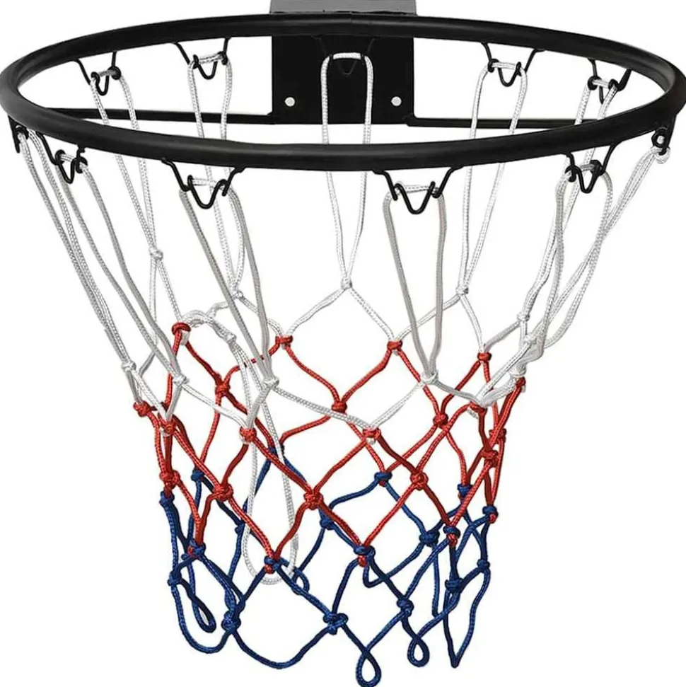vidaXL Basketbalring 45 cm staal zwart