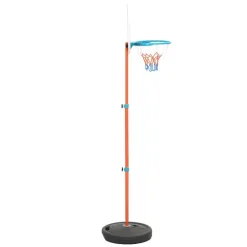 vidaXL Basketbalset draagbaar verstelbaar 133-160 cm