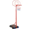vidaXL Basketbalset draagbaar verstelbaar 200-236 cm