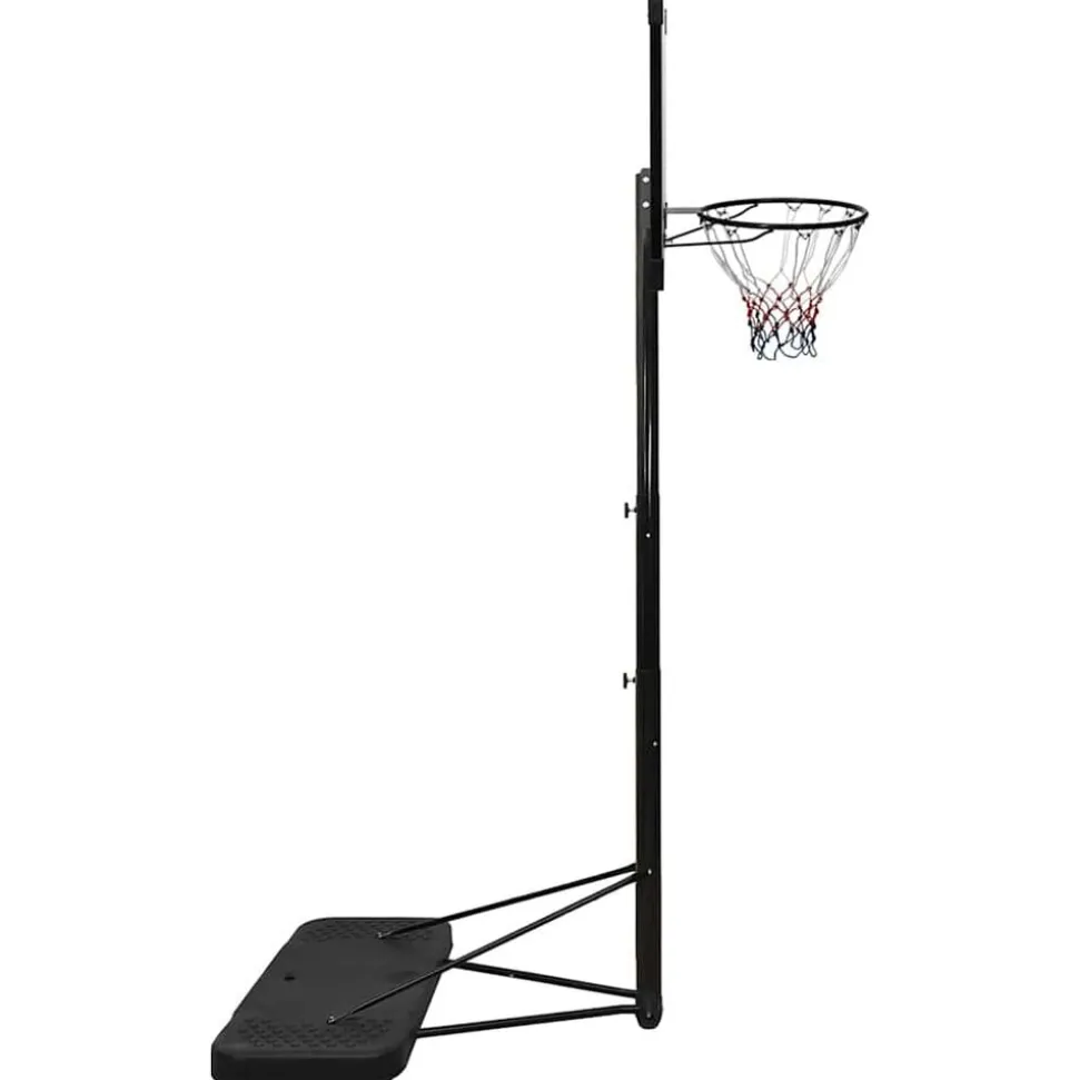 vidaXL Basketbalstandaard 256-361 cm polycarbonaat transparant