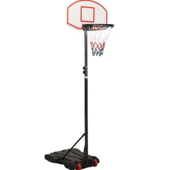 vidaXL Basketbalstandaard 216-250 cm polyetheen wit