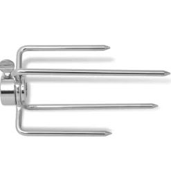 vidaXL BBQ Draaispit vorken 2 stuks staal