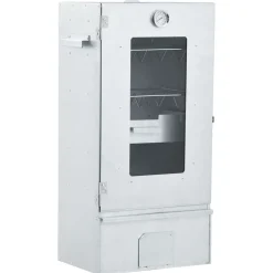 vidaXL BBQ-rookoven met koude rookgenerator gegalvaniseerd staal