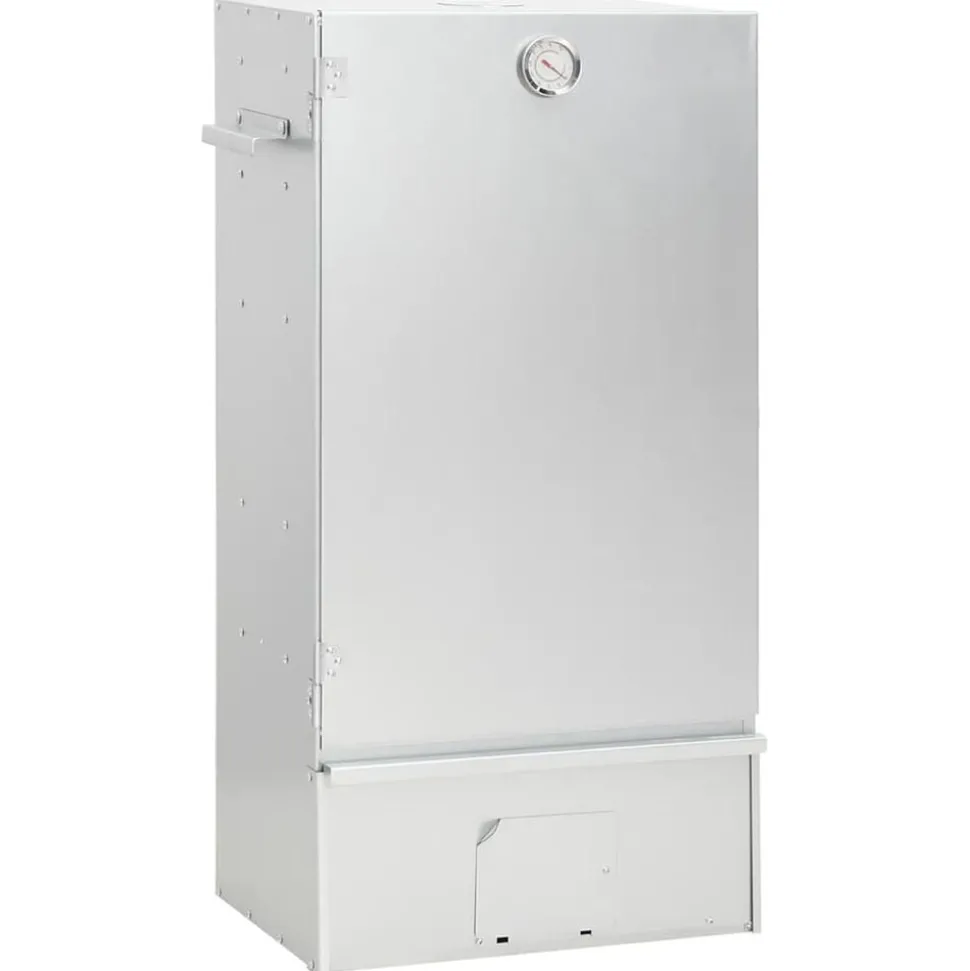 vidaXL BBQ-rookoven met koude rookgenerator gegalvaniseerd staal