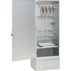 vidaXL BBQ-rookoven met koude rookgenerator gegalvaniseerd staal