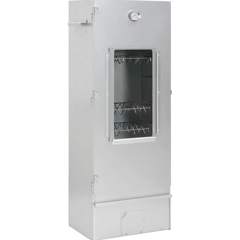 vidaXL BBQ-rookoven met koude rookgenerator gegalvaniseerd staal